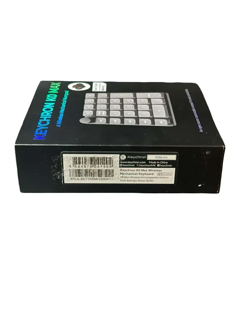 Keychron K0 Max Wireless Mechanical Numpad Brown Tactile Switches